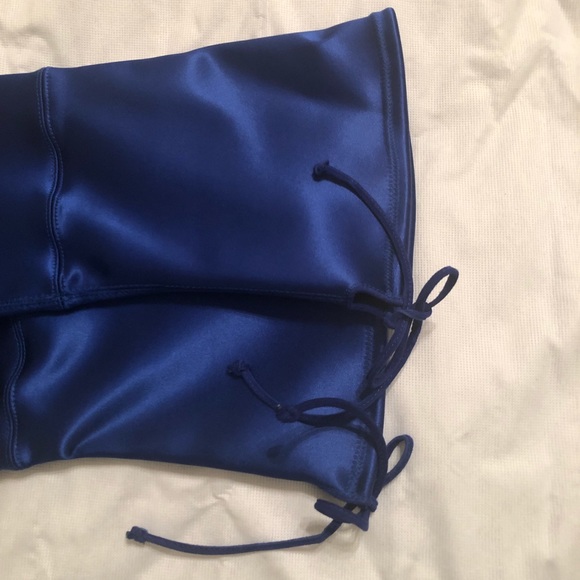 Stuart Weitzman Highchamp Satin Over-the-Knee Boot - Picture 6 of 8